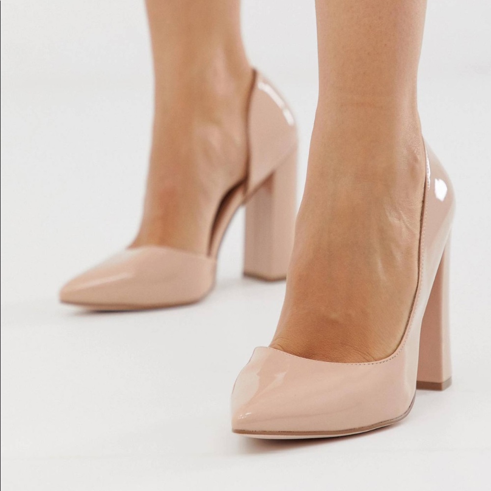 Blush pink heels